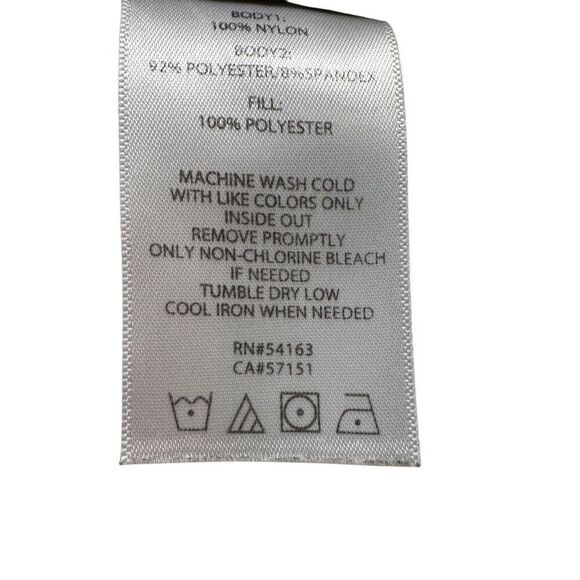 Calvin Klein Performance women’s cream black puffer vest size Medium #39-1859 - Picture 4 of 7